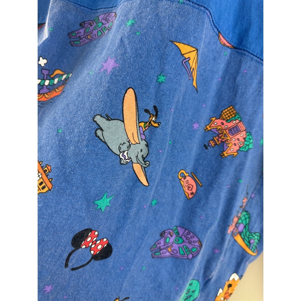Walt Disney World Play in the Park Mickey & Friends Spirit Jersey Blue Unisex M - Picture 9 of 12